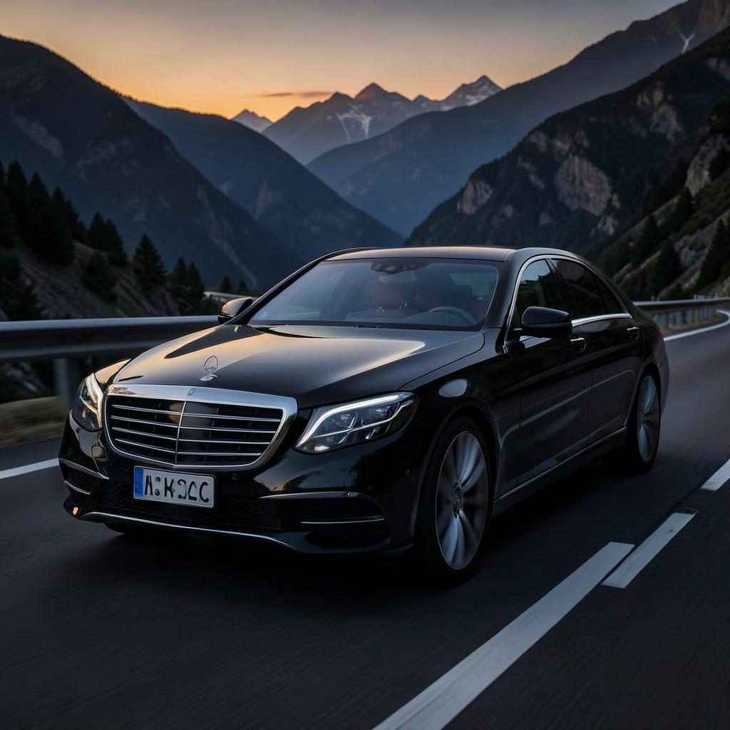 Luxury rentals — example vehicle available on Movaye